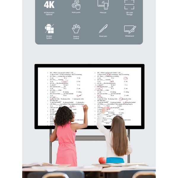 50 Inch Touch Screen Interactive Flat Panel Interactive Whiteboard