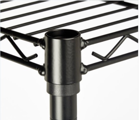 NSF Racking Household Shelf Chrome Wire Mobile Shelving