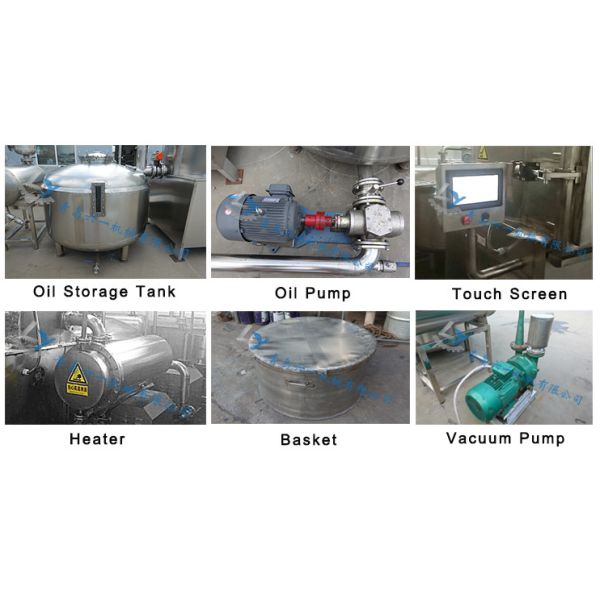 Commercial Vacuum Frying Machine Low Temperature Environment Friendly