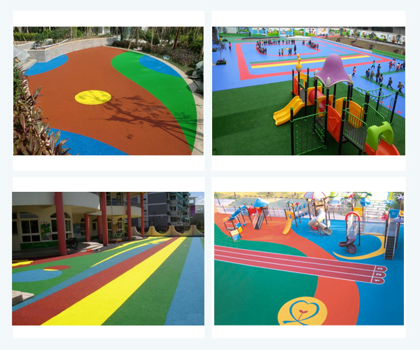 SBR Crumb EPDM Playground Surface For Running Track Color Customized