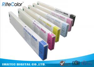 China Odorless Wide Format Inks , 440ML Eco Sol Max Ink Cartridges With Chips wholesale