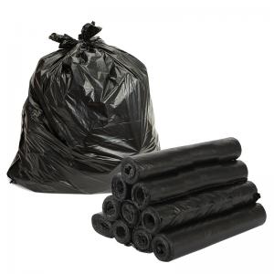China Compactor 55Gallon Recyclable Trash Bags Super Big Black Plastic Bags wholesale