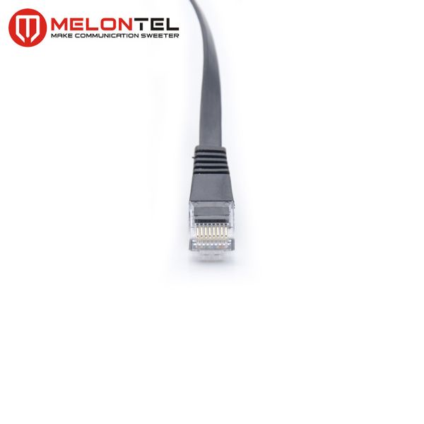Colourful RJ45 Network Patch Cord MT 5004 , Cat6 Flat LAN Patch Cord With Boot