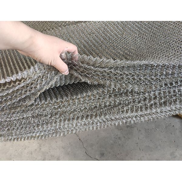 Pure PTFE Mesh Pad Demister Screen With Mounting Frame Custom Segment