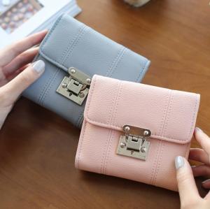 China The new Ms. wallet short paragraph Korean fashion simple catch Purses on sale