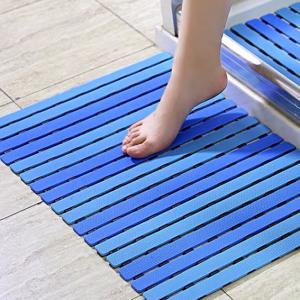 China 60CM*150CM Anti Slip PVC Floor Mat Open Strip Non Slip Drainage Mat on sale