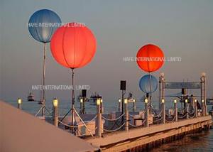 China Single RGB Inflatable Led Light Color Changing , Events Lighting Balloon Led Lantern Lights wholesale