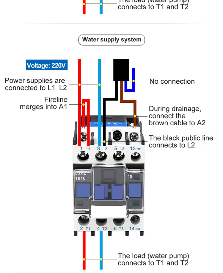 Float level switch, automatic float switch, water tank float switch, water pump float switch