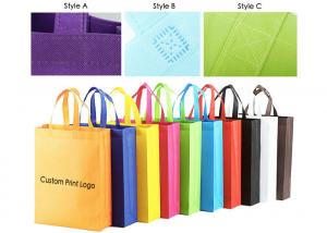 China Heavy Duty Non Woven Shopping Bag Environmental Protection Multi Colors Optional on sale