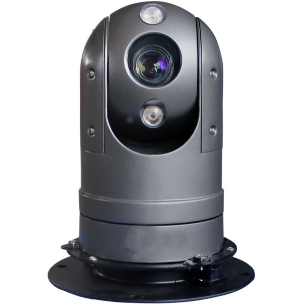H.265 full metal case waterproof IP66 200m infrared IR night vision vehicle security network speed dome PTZ camera
