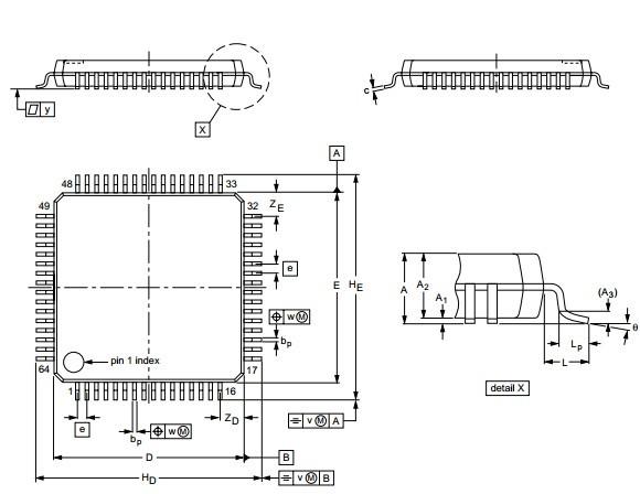 Quality Integrated Circuit Chip Single-chip 16/32-bit microcontrollers; 32/64/512 kB ISP/IAP Flash  LPC2138FBD64  QFP for sale