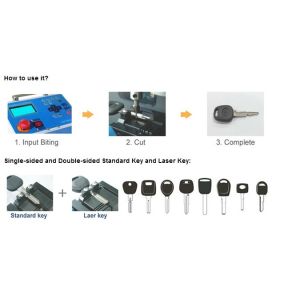 Auto Car Key Cutting Machines Decoding / Cutting Korea Miracle - A7 Automotive