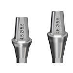 click to enlarge Astra Tech Osseospeed® Titanium Angled Abutment RP 3.5-4.0mm (Aqua)/ WP 4.5-5.0mm (Lilac) -- 15°/25° Degree