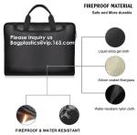 Document Organizer With Lock Fireproof Document Box, Money Bag Document Safe,