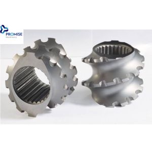 China Twin Screw Compounding Extruder Barrels  Kneading Conveying Screw on sale