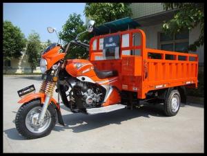 China Gasoline Three Wheel Cargo Motorcycle / Motorized Cargo Trike Drum Brake wholesale