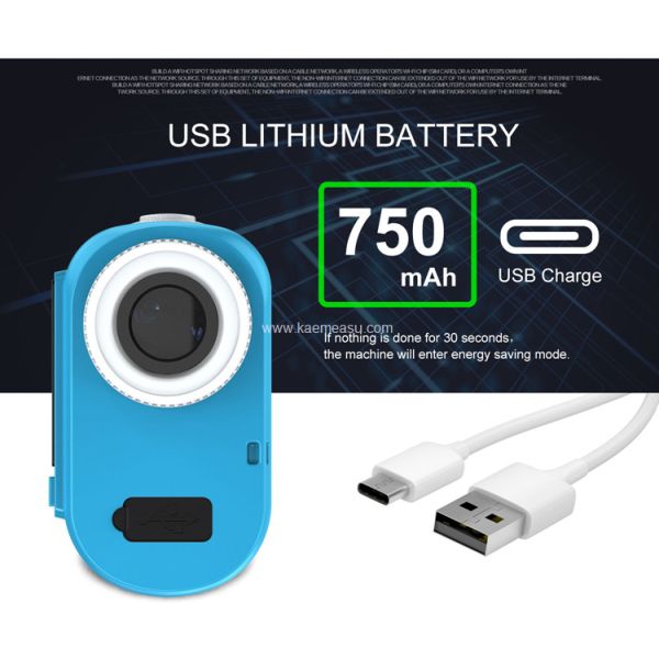 kaemeasu USB Charging Golf Rangefinder Big Screen Laser Range Finder Slope Switch Flagpole Lock J1500