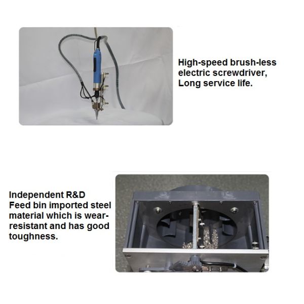 Handheld Robotic Screwdriver Machine , Semi Automatic Screw Loader