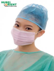 China 3 Ply 9*18cm Ear Loop Blue / White /Green Color Medical Mask Disposable Face Mask wholesale