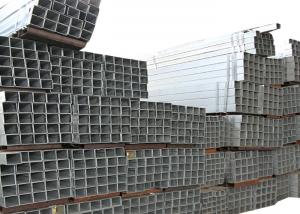 China Silver Square Hot Dip Galvanized Tube A106 GrB For Conduit ISO9001 / CQC Certificate wholesale
