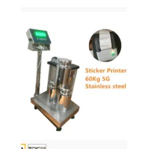 China 5G Industrial Platform Weighing Scale Bench 60kg Programmabel Printing wholesale