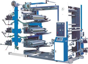 Polyethylene Gravure Printing Machine , Two Color Flexographic Printing Machine