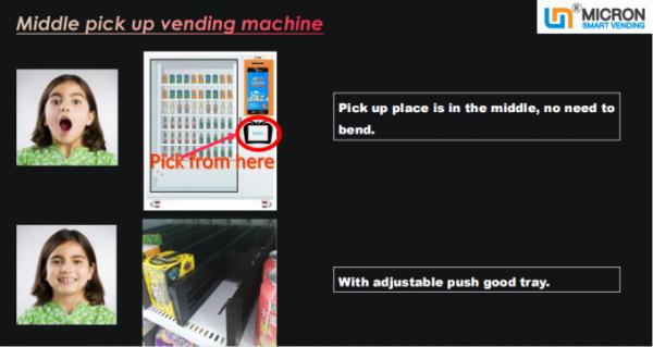 Fruit Saland Automatic Vending Machine 21.5 Inches  Screen 10 Adjustable Channels
