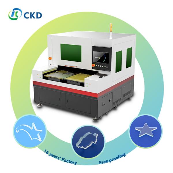 Quality Precise 3500kg Laser Glass Cutting Machine With Adjustable Pulse Frequency for sale