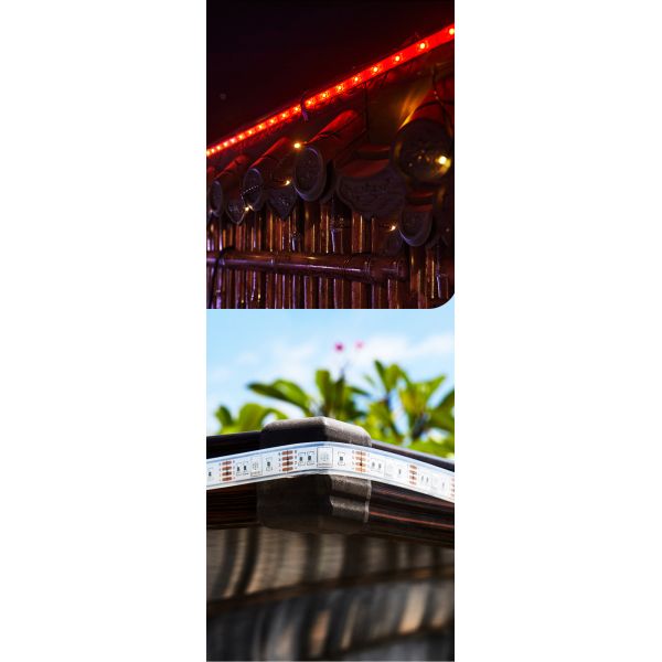 100lm 250LM Solar Powered LED Strip Solar Rope String Lights RoHS