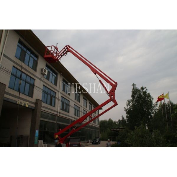 Telescopic Articulated Cherry Picker 16m Electric Towable Access Platform