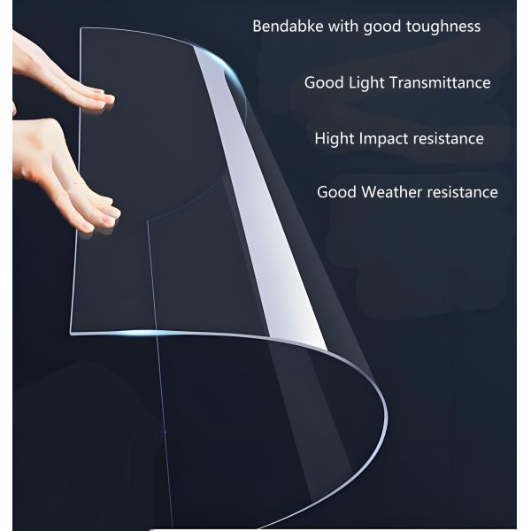 10mm UV Resistant Polycarbonate Solid Sheet With Enhanced Impact Strength