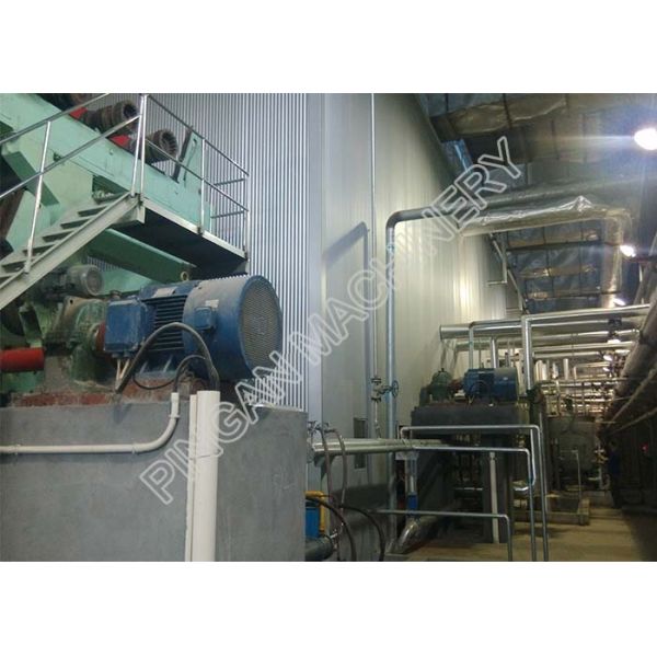 Durable Kraft Paper Making Machine Two Floors Layout Craft Paper Mill Machinery