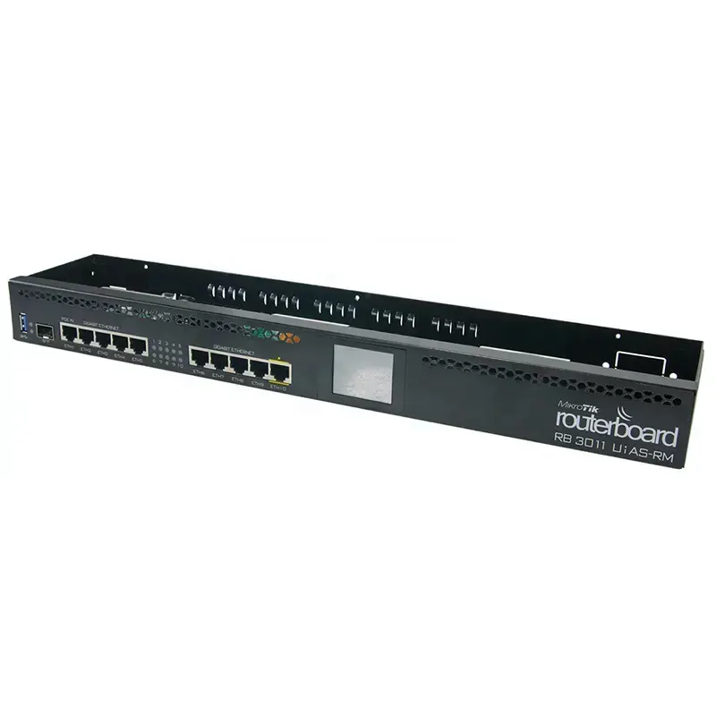Original Mikrotik 1U Rackmount 5xEthernet Router RB2011UiAS-RM and Private Mold with WPA2 Encryption Type