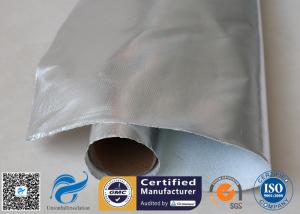 China Silver Aluminium Foil Laminated Fiberglass Fabric Pipe Insulation 0.9mm wholesale