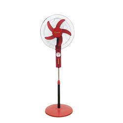 Classic 16" Rechargeable Solar Fan Remote Control With LED Light