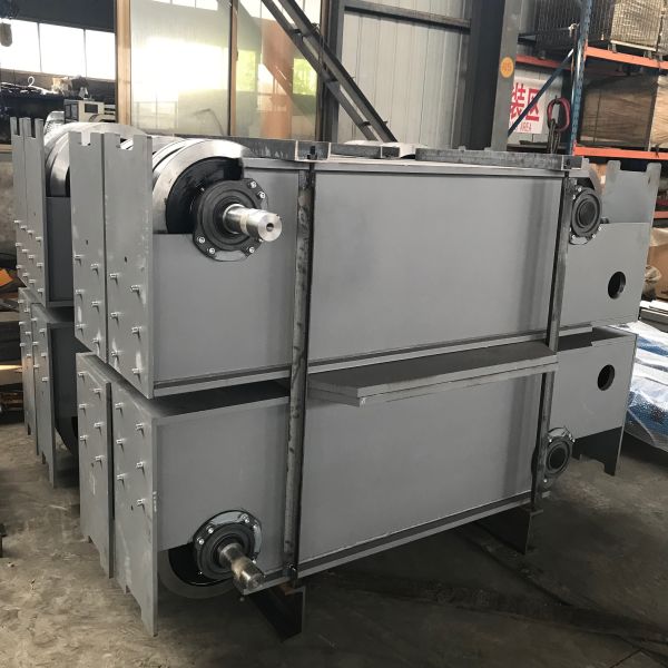 50Ton Span 22.5M European Style Double Girder Overhead Crane End Carriage