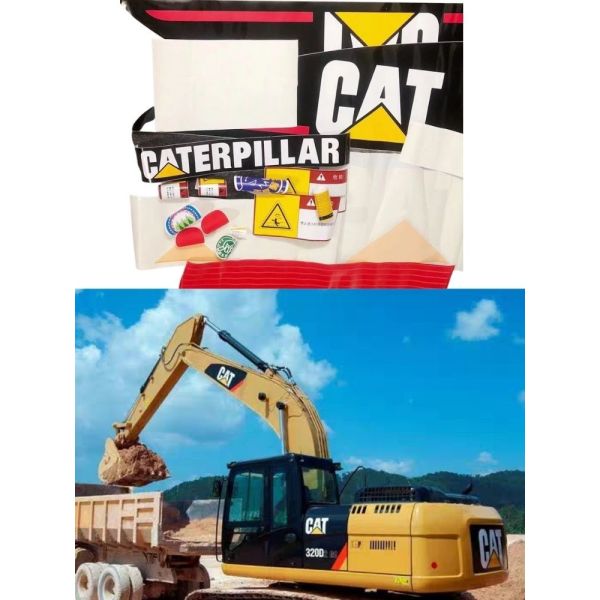 Vehicle Mark Tags Excavator Accessories For erpillar E320C/D Kohis Carter 320