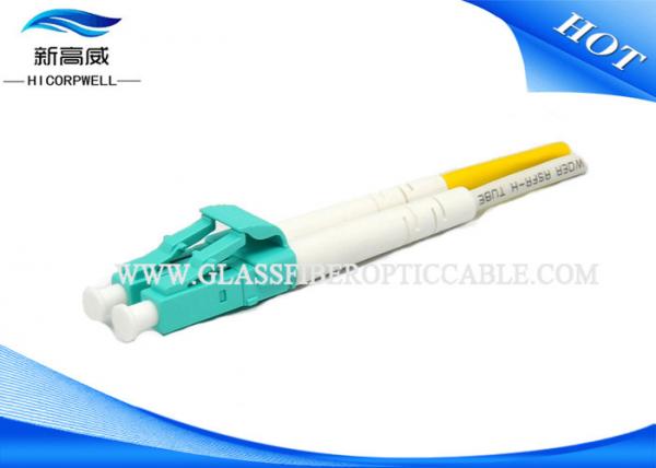 Quality 12core Ribbon Multi Color Fiber Optic Pigtail OM3 LC Aqua Connector IEC 60794 for sale