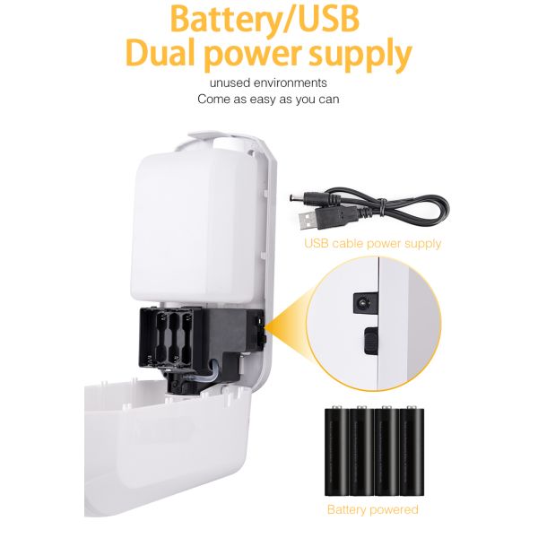 Touchless Electric Spray Foam Gel Automatic Sensor Soap Dispenser