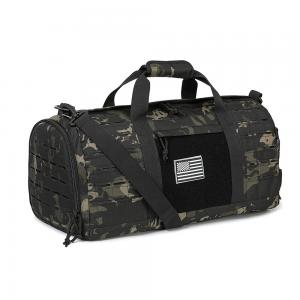 China Large  Military Tactical Bag Custom Camo Black Tactical Duffle Bag wholesale