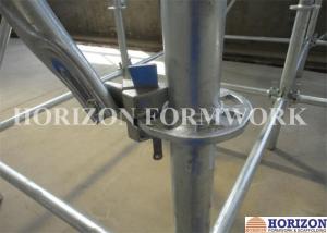 China Flexible Ringlock Scaffolding System , Wedge Lock Scaffolding High Stability on sale