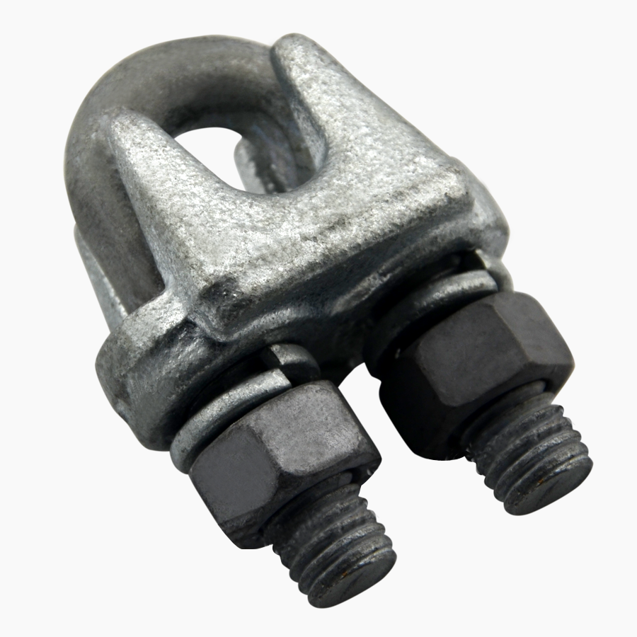 Hot DIP Galvanized Guy Clips Wire Rope Clip U Bolt Connector For Pole Line Hardware