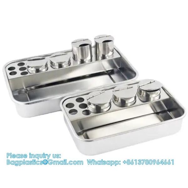 304 Stainless Steel Dental Instruments Tray Surgical Instrument Treatment Plate