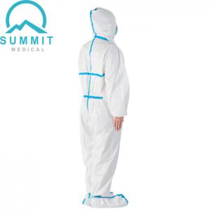 China EN 14126 Medical Protective Coverall , Level3 Medical Isolation Gown wholesale