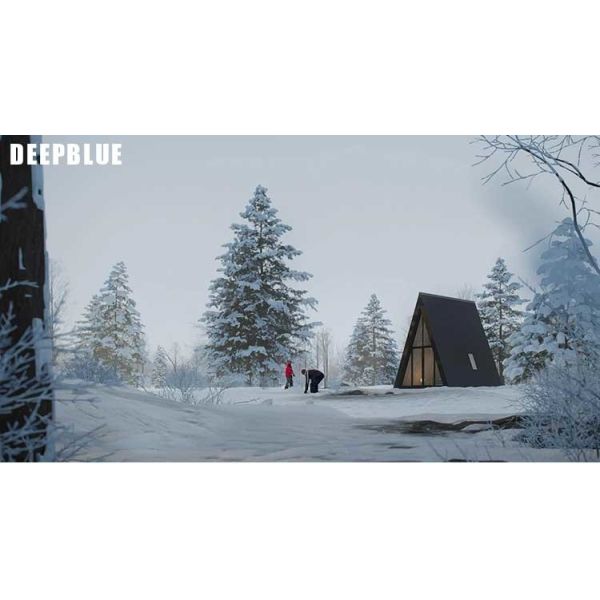 Prefab Hotel Unit Light Steel Space A Frame Tiny Building Kitset Homes Nz