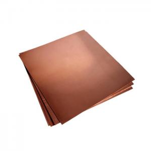 China Thin Wall Copper Plate & Copper Sheet & Copper Bar Cu 99.9% C10200 C11000 wholesale
