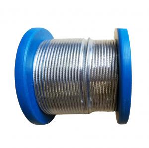 China 6X12 3 9 1X12 3 9 Galvanized Wire Rope Steel Cable with Steel Grade Stainless Steel wholesale