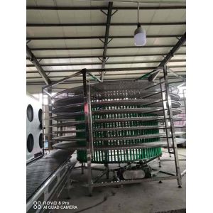 Factory Bread Toast Slice Spiral Cooling Tower for Bakery Equipment