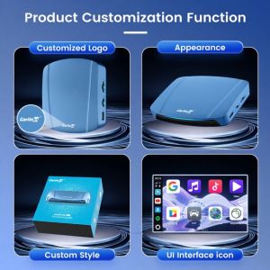 Wireless Android Auto Adapter 8GB RAM 256GB ROM Qualcomm SM6350