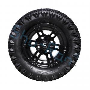 China 20*10-10 All Terrain Golf Cart Tires And Wheels Aluminum Alloy 10 Inch 4 PLY Tubeless wholesale